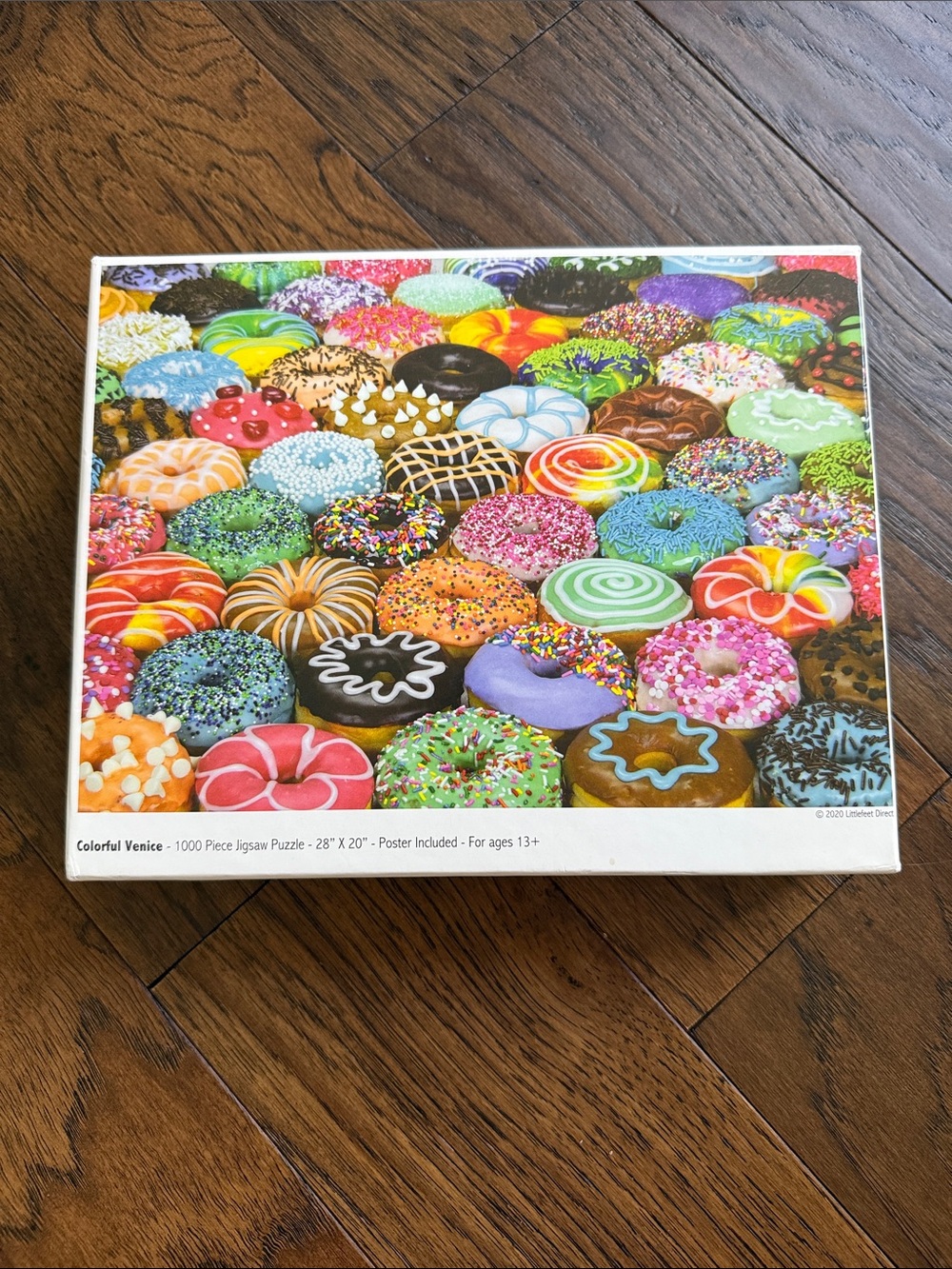 Colorful Donuts 1000-Piece Jigsaw Puzzle - Bright Multi-Color